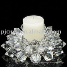 2013 New Design Crystal Flower Candle Holder For Wedding Favors